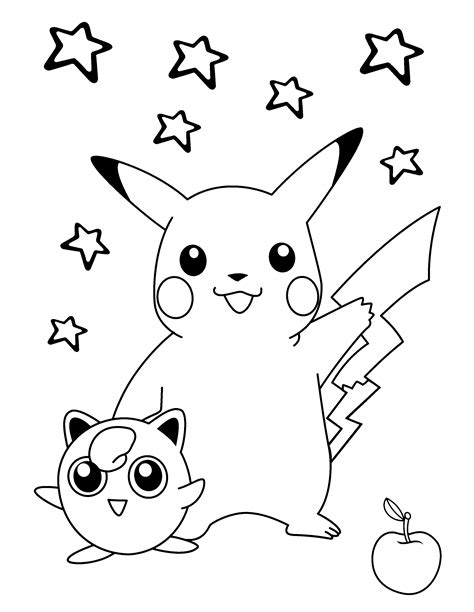 coloring page of pokemon|3000+ FREE Pokemon Coloring Pages